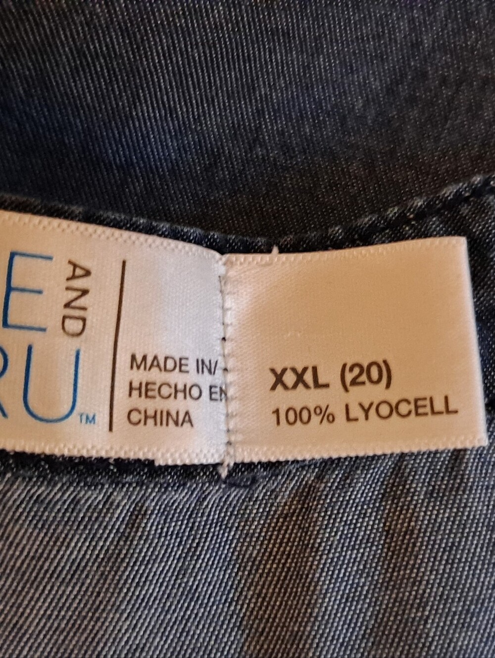 Blue Denim-Look Jumper - Picture 4 of 6